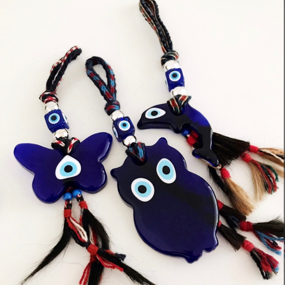 Evil eye sets of Christmas Ornaments (set of 3)